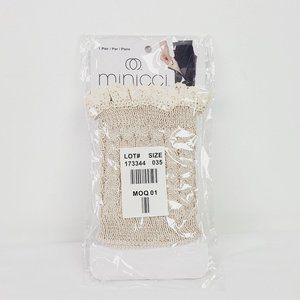 Minicci Crochet Knit Boot Sock Calf Cover OS